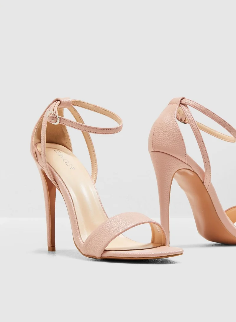 Ginger Barely There Sandal