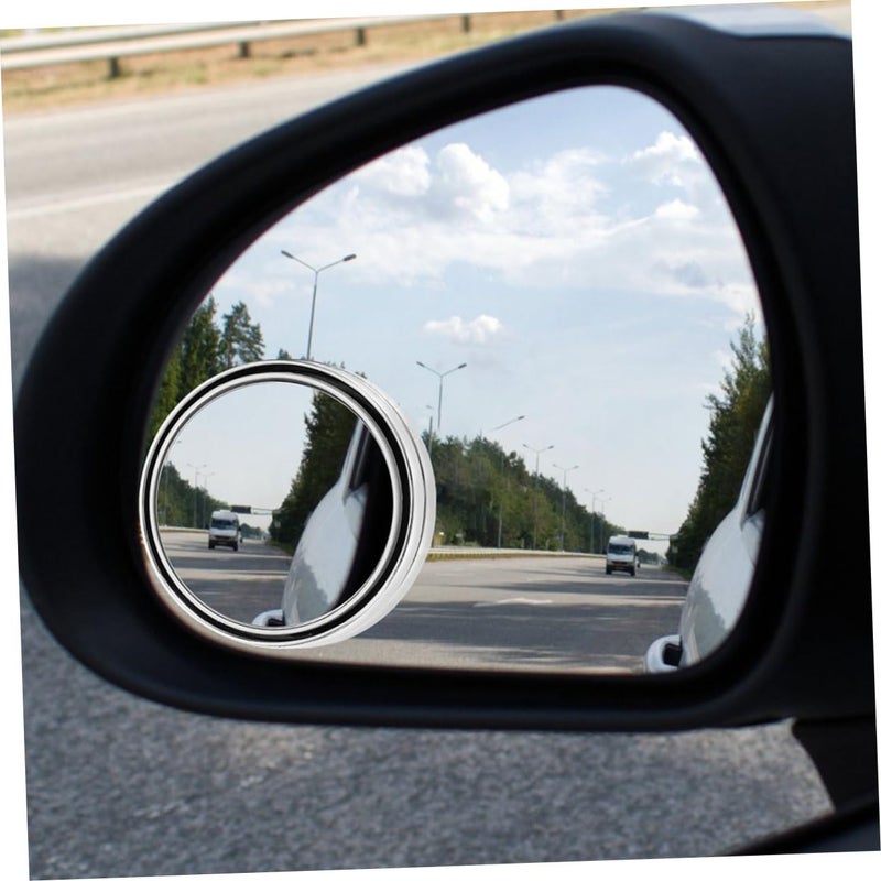 4Pcs Car Side Rear View Mirror Wide Angle HD Easy Installation Automotive Accessory - Image 5