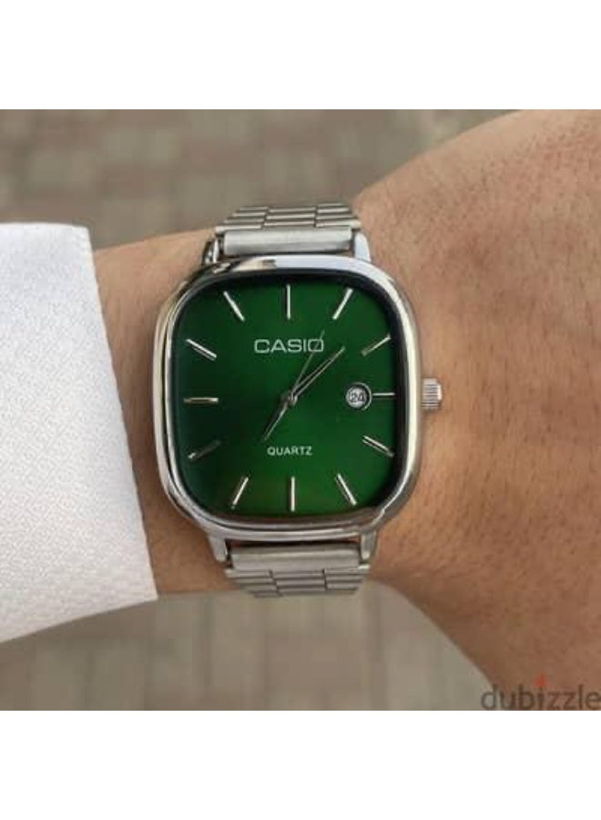 Casio Classic Watch with Stainless Steel Bracelet