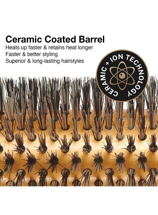 Olivia Garden EcoCeramic Soft Bristle Round Thermal Hair Brush EC-26S (2 1/8") - Image 3