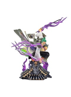 Trunkin Trunkin | One Piece Roronoa Zoro 20 Cms Zoro Action Figure | Statue Model Toys Standie Weeb Manga Collectible | PVC Figurine Anime  - Image 1