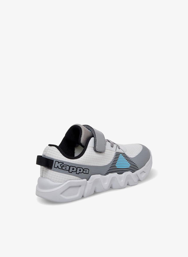 Kappa Boys Logo Print Hook & Loop Sports Shoes - Image 1