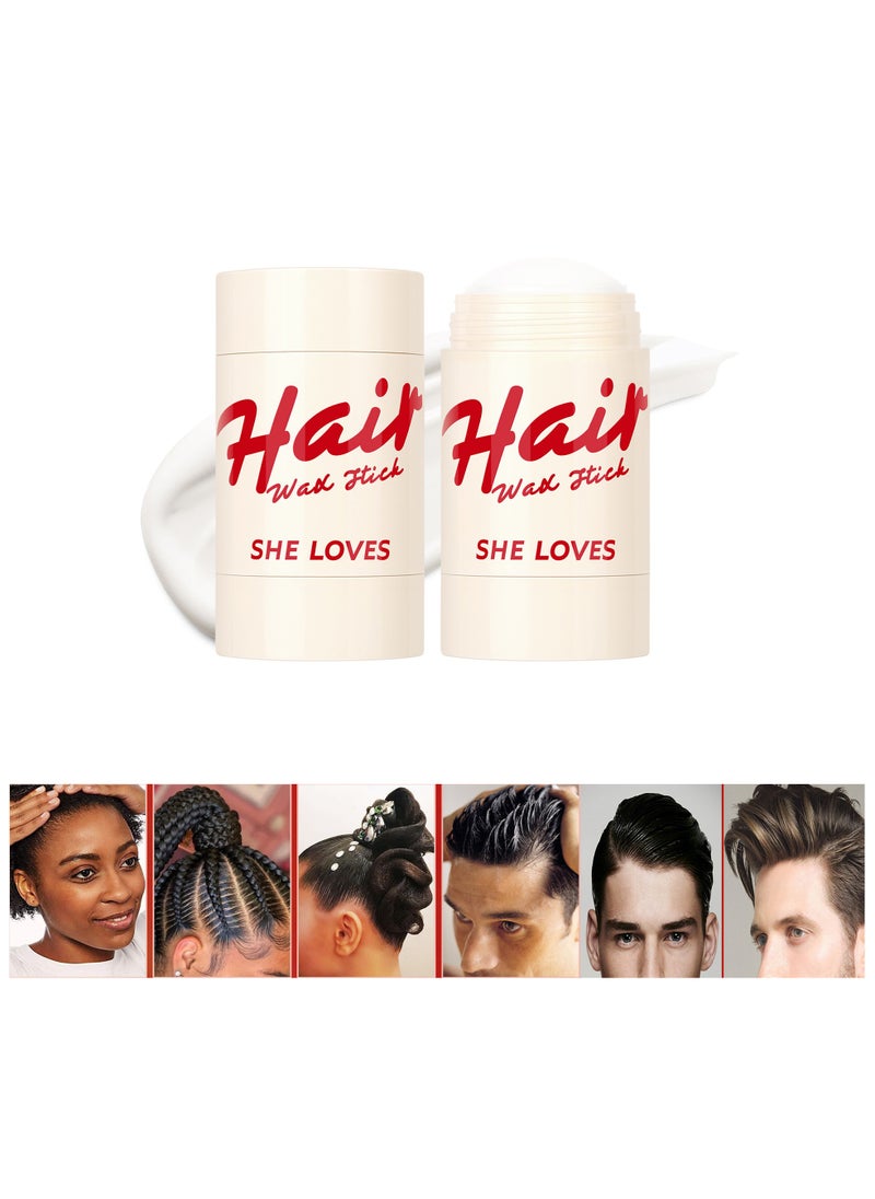 Sheloves Hair Wax Stick for Wigs,Women Glue Smoothing Balm Flyaways,Black Women Hairs Pomade Sticks,Slick Sleek to Lay Hair,Best Waxs Human,Organic Edge Booster Barra De Cera Para El Cabello,Man Kids Girls  - Image 1