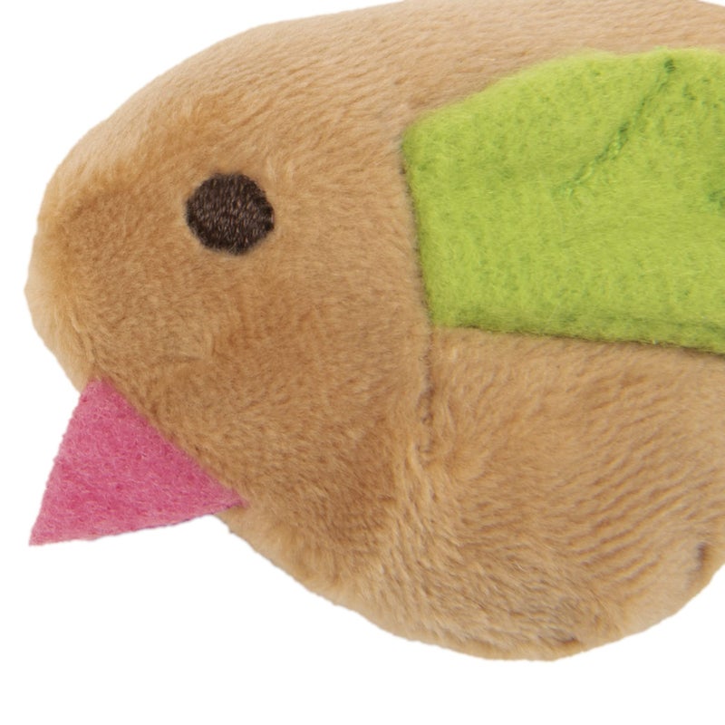 SmartyKat Chickadee Chirp Electronic Sound Cat Toy, Contains Catnip, Battery Powered - Light Brown, One Size - Image 3