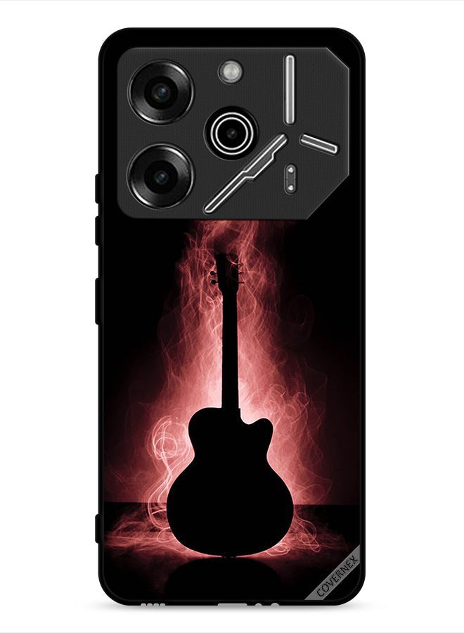 Covernex غطاء حماية Tecno Pova 6 Pro 5G بتصميم انعكاس الجيتار - Image 1