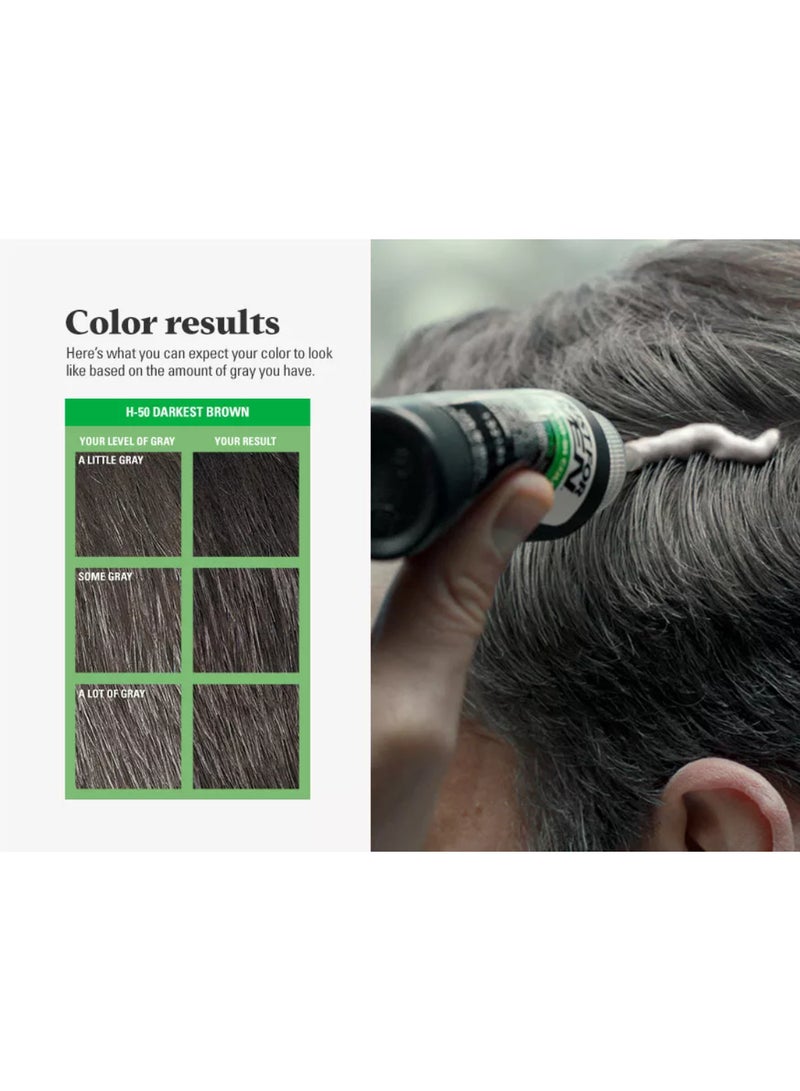 Just For Men Hair Color For Men – Darkest Brown, H-50, Natural-Looking Results, Grey Blending Hair Color With Aloe, Biotin, And Coconut Oil For Healthier Hair - Image 5