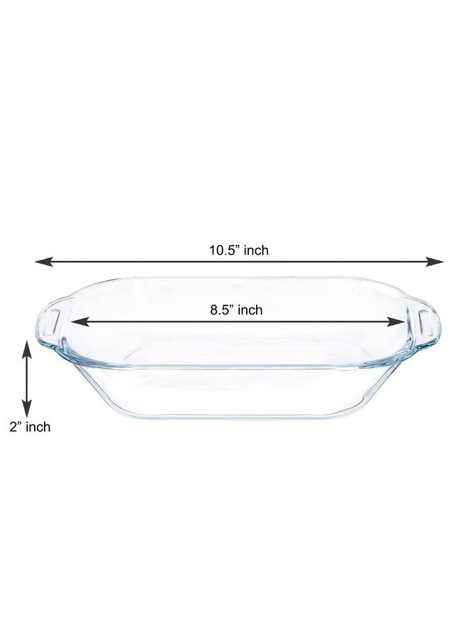 Femora Borosilicate Glass Rectangle Loaf Baking Dish Microwave Oven Safe, 520 ml - pzsku/Z53E0A3562F301DDC4933Z/45/_/1740118307/a3755e5a-f2b2-47e3-ad9c-38210d0f5957