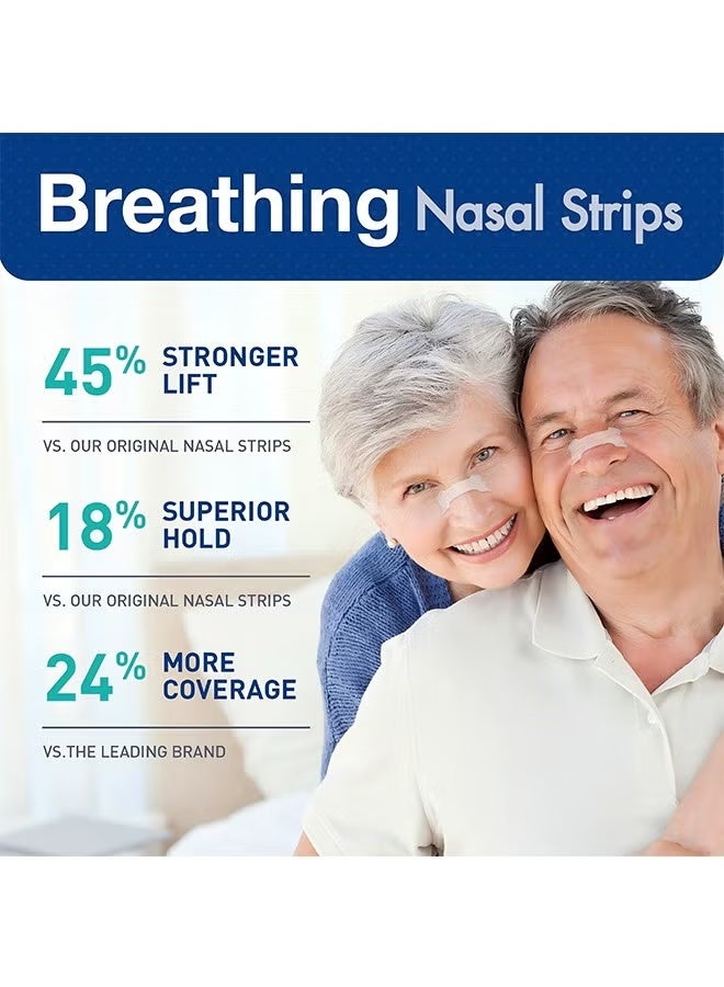 Breathing Nasal Strips – Large Size, TAN – 30 Strips, Drug‑Free, Strong Adhesive - Image 2