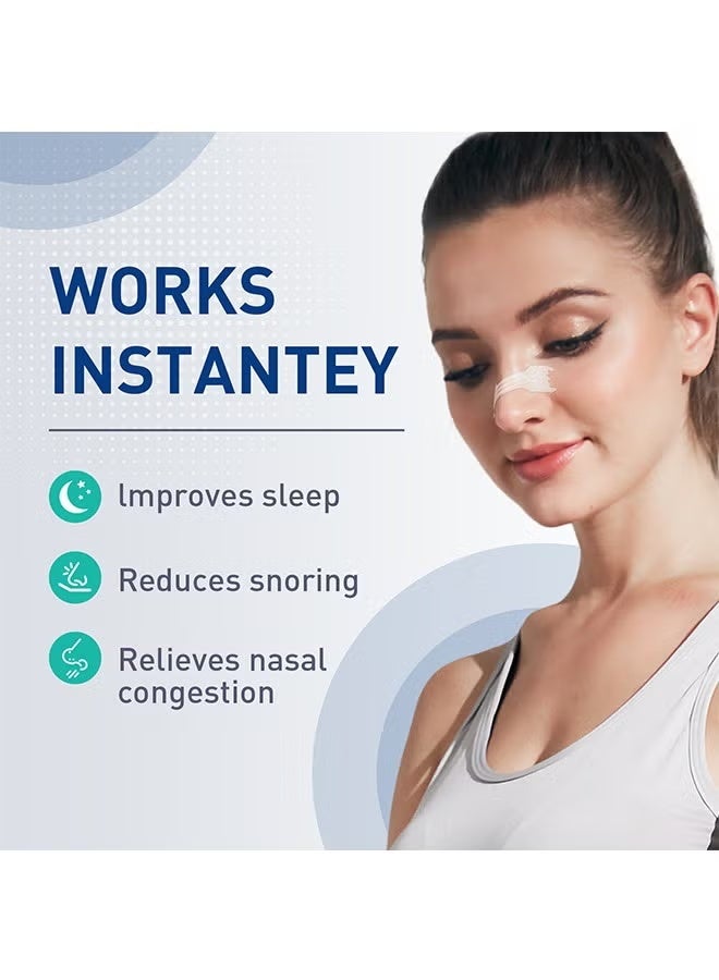Breathing Nasal Strips – Large Size, TAN – 30 Strips, Drug‑Free, Strong Adhesive - Image 5