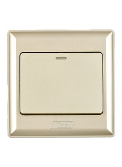ADVANCED 1 GANG 2 WAY (4 LINE ) SWITCH GOLD