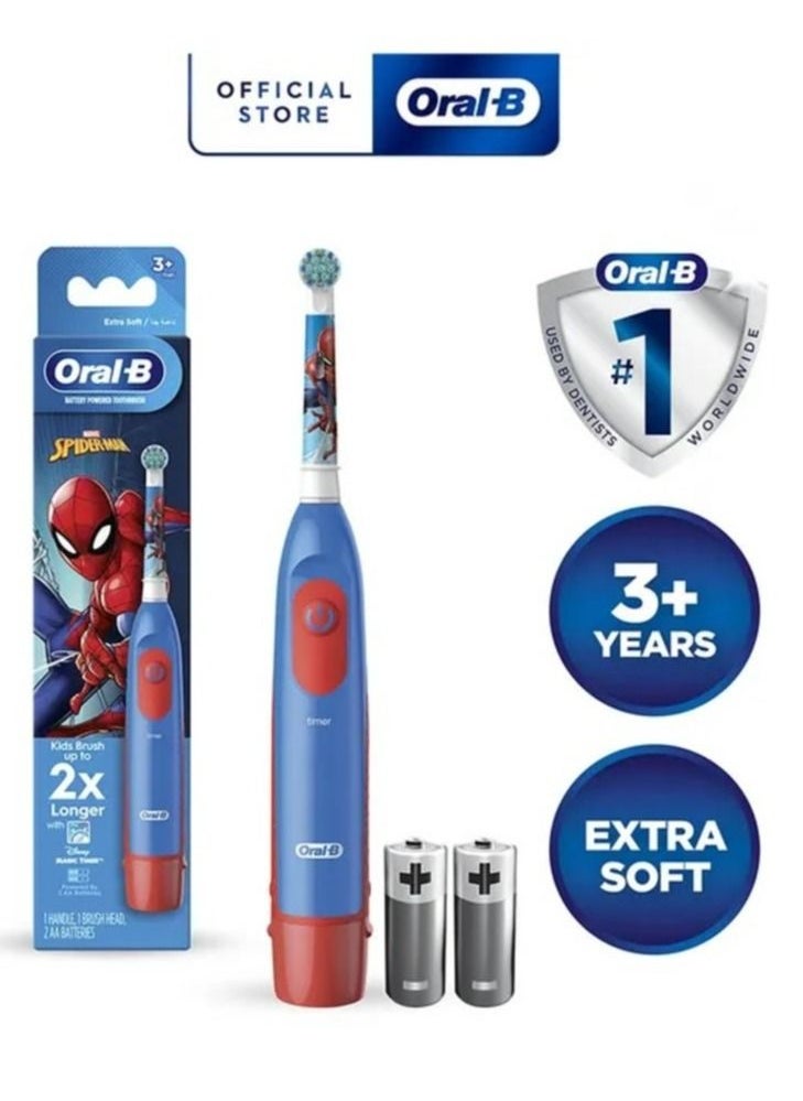 Oral-B Spider-Man Battery Powerd Toothbrush for Kids  - Image 2
