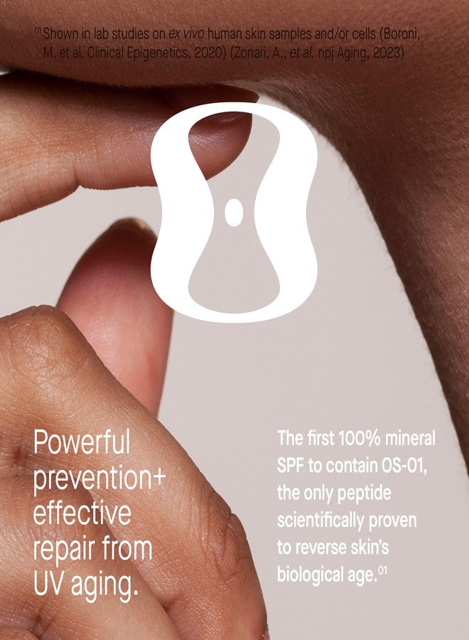 OneSkin FACE SPF OS-01 Peptide Broad Spectrum SPF 30+ Mineral Sunscreen- Scientifically Proven to Protect Skin from UV Aging, Includes Potent Antioxidants, For All Skin Types Including Sensitive Skin - Image 2