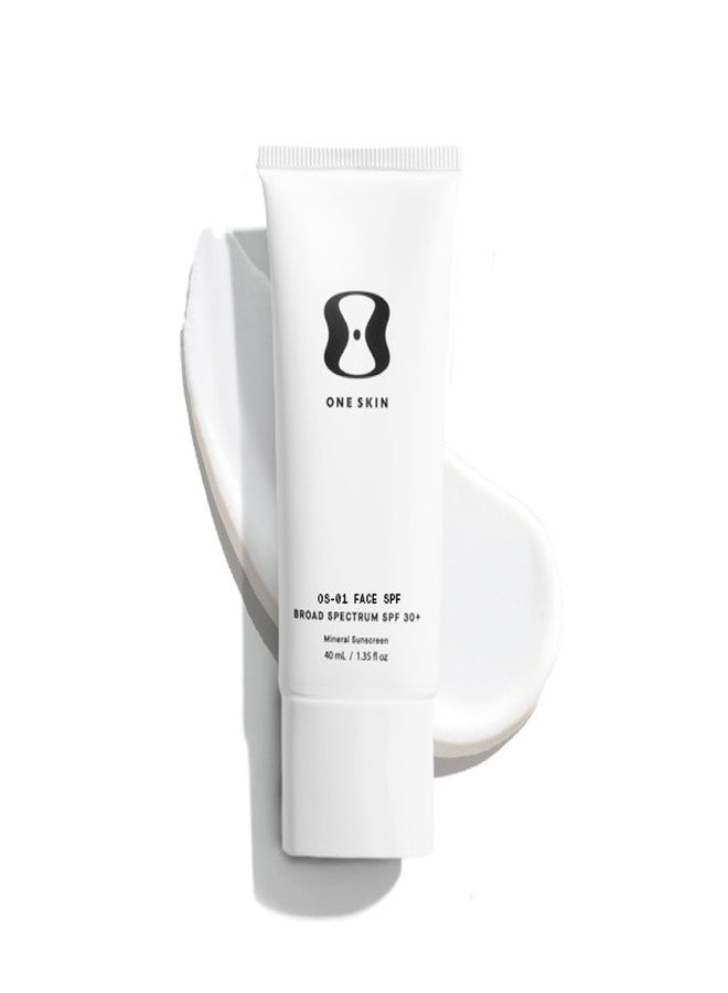 OneSkin FACE SPF OS-01 Peptide Broad Spectrum SPF 30+ Mineral Sunscreen- Scientifically Proven to Protect Skin from UV Aging, Includes Potent Antioxidants, For All Skin Types Including Sensitive Skin - Image 1