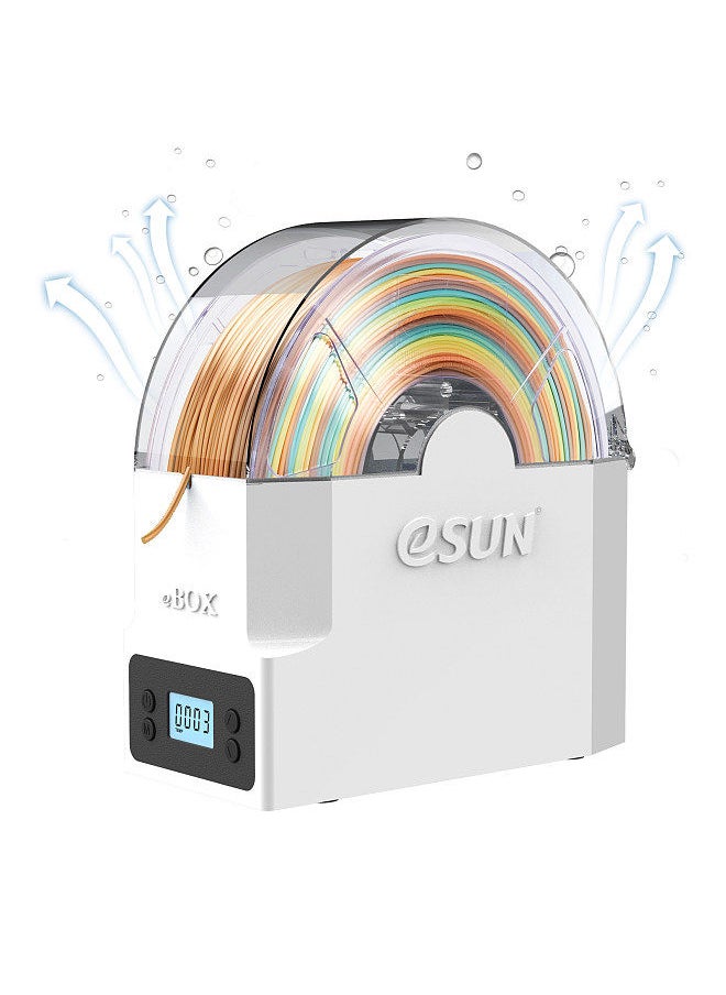 eSUN - 3D Printer Filament Dry Box 3D Filament Dryer Storage Box Dehydrator Spool Holder Keep Filament Dry Compatible with 1.75mm 2.85mm 3mm Filament PLA ABS PETG Nylon - Image 1