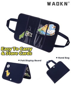 WAOKN 4 Pcs Felt Characters with Storage Bags, Fun Learning Activity Game Boards for Boys and Girls, Children's Puzzle Enlightenment Early Education Board  - Image 2
