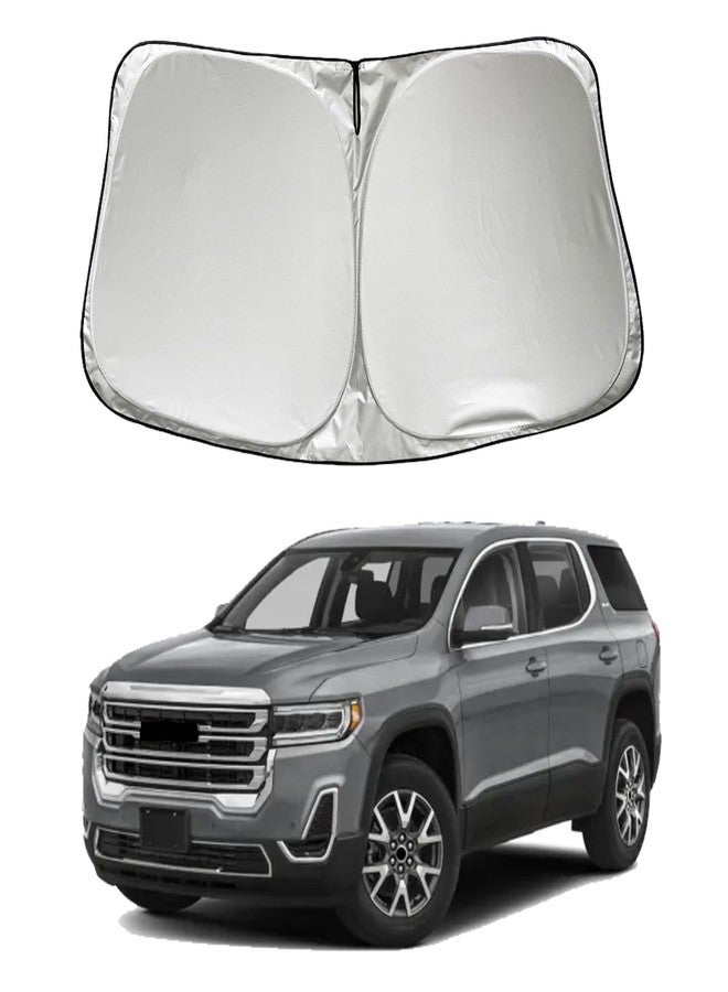 szyuchen واقي شمس للزجاج الأمامي للسيارة من SZYUCHEN، متوافق مع GMC Acadia موديلات 2017-2020، ملحقات، واقي شمس قابل للطي للزجاج الأمامي للسيارة - Image 1