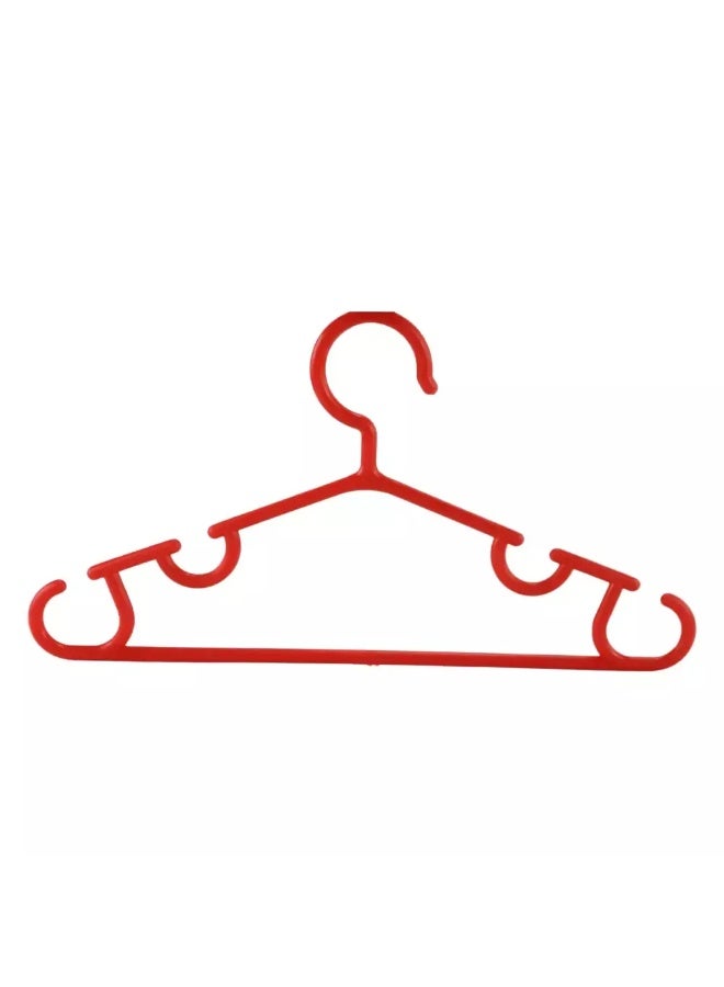 Hongyu Non Slip Plastic Cloth Hangers for Closet, Multi-Color- 5pcs - Image 4