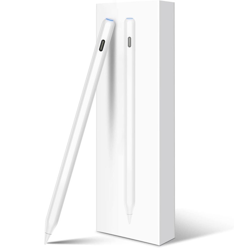 HATOKU Pencil 2nd Generation for iPad: Magnetic Wireless Charging (Air 4/5, Mini 6, Pro 11/12.9) + USB-C Fast Charge - Palm Rejection Stylus for iPad 6-11, Pro 11/12.9 M4 M5, Air 3-5/M2/M3, Mini 5/6 - Image 1