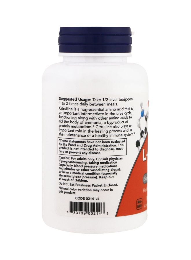 Now Foods L-Citrulline Pure Powder - Image 2