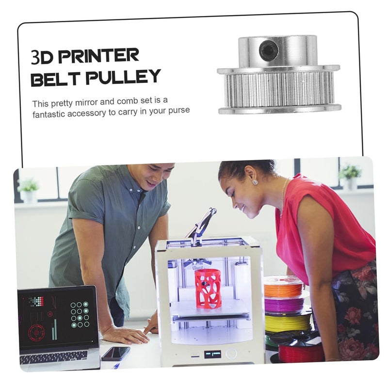 Printer Timing Pulley Teeth Aluminum Alloy Belt Wheel Inner Smooth for Enhanced Stability and Efficient Transmission Easy Installation for Various Models - Image 2