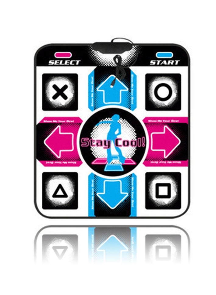 Generic - Dancing Mat, Non-Slip DDR USB Dance Pad Controller with USB Cable, Fitness Body Building Dancing Mat, for PC Windows 98/2000/ XP/ 7 - Image 1