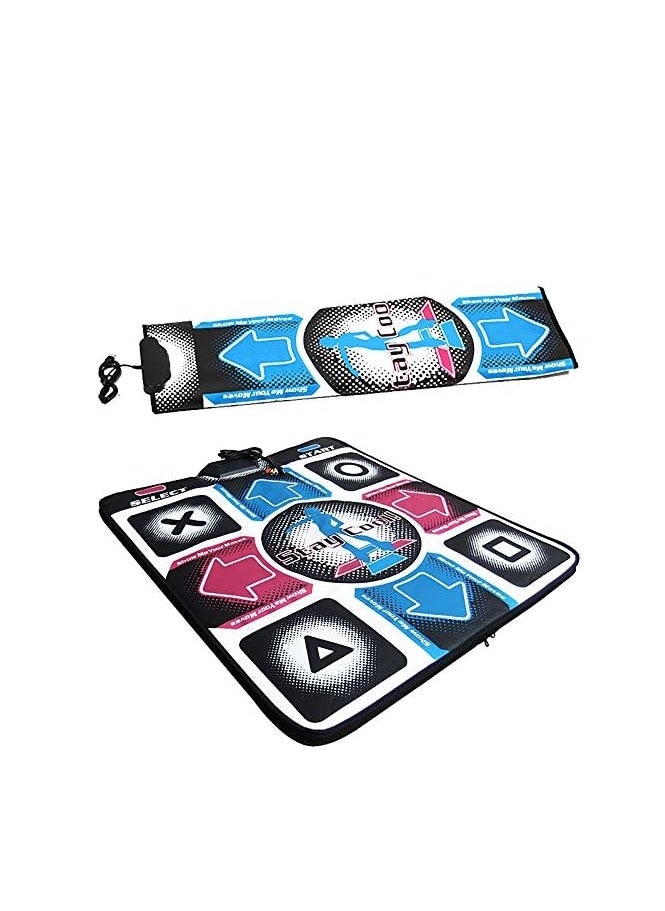 Generic - Dancing Mat, Non-Slip DDR USB Dance Pad Controller with USB Cable, Fitness Body Building Dancing Mat, for PC Windows 98/2000/ XP/ 7 - Image 1