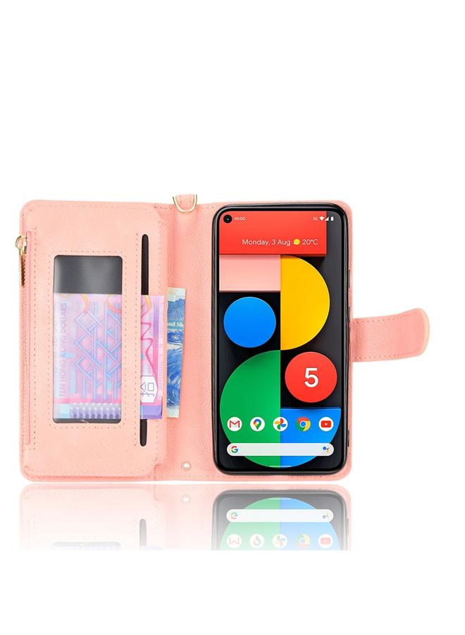 S-TOP Case For Google Pixel 5 5G Litchi Texture Zipper Leather Phone Case - Image 3