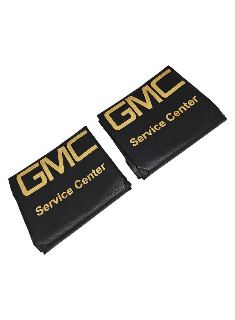 GMC طقم مكون من قطعتين من غطاء حماية مقعد السيارة من الغبار والأوساخ، حماية إضافية لمقعدك، غطاء مقعد السيارة العالمي، أسود - Image 5