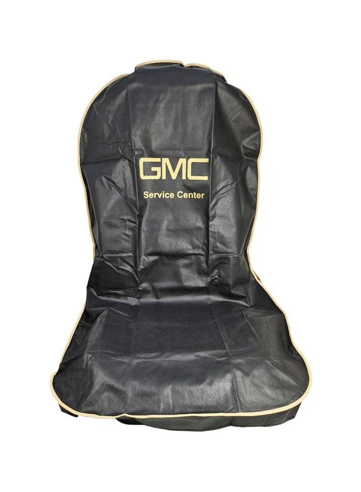 GMC طقم مكون من قطعتين من غطاء حماية مقعد السيارة من الغبار والأوساخ، حماية إضافية لمقعدك، غطاء مقعد السيارة العالمي، أسود - Image 2