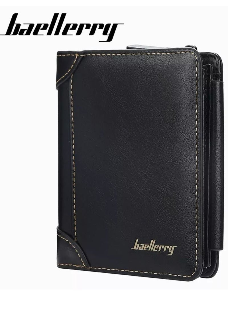 baellerry - Wallet Cards Wallet Leather Man Three Wallet - Image 1