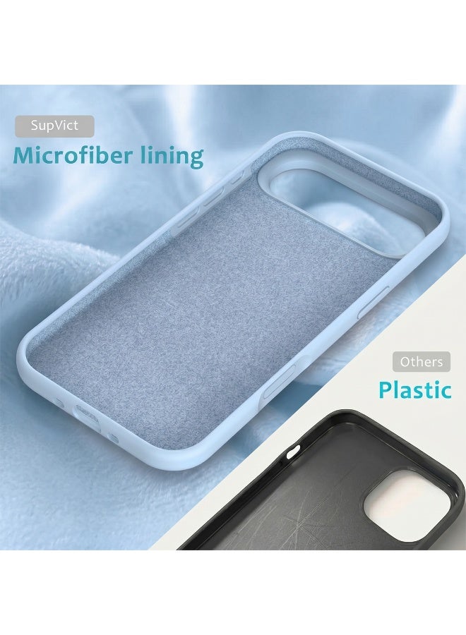 موبكوس جراب Mobcos iPhone 17 Air Sky Blue Elite Logo المصنوع من السيليكون الفاخر، مزود بخاصية الشحن اللاسلكي المغناطيسي | ملمس ناعم كالحرير | حماية فائقة ضد الصدمات بمعايير عسكرية | توافق مغناطيسي قوي | غطاء أنيق وفاخر - Image 4