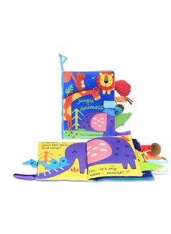 Y&D Baby Soft Cloth Books, Touch and Feel Crinkle Book for Babies, Infants & Toddlers 0-12 Months, Early Education Sensory Toys Toddler boy Girl Unisex  - Image 1