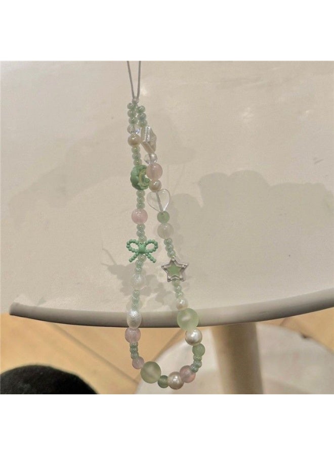 NIBEMINENT Phone Charm/ Chain Strap for Women Girls,Sweet And Lovely Cell Phone Case Lanyard Wrist Strap