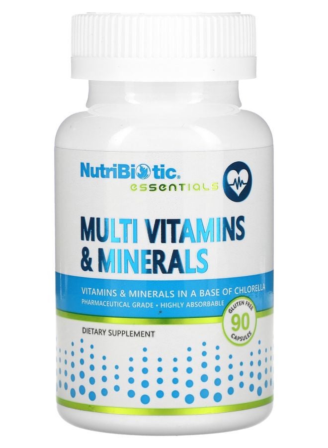 Nutribiotic Essentials Multi Vitamins & Minerals 90 Capsules