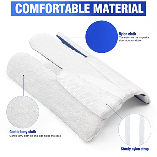 Homymusy Sock Aid, Sock Helpers to Put on Your Socks for Seniors, Disabled, Pregnancy, Assist Device for Elderly, Tool Aide Puller Easy on and Off with No Bending(Dark Blue) - Image 4