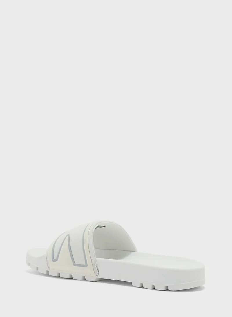 Calvin Klein Jeans Logo Print Slides