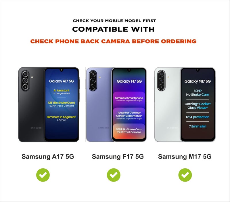 SBMS Silicone Back Cover Case for Samsung Galaxy A17 5G / Samsung F17 5G / Samsung M17 5G | Soft Micro-Fibre Lining Inside | Camera Protection Bump | Shockproof Back Cover Case (Green CandyCloth) - Image 2