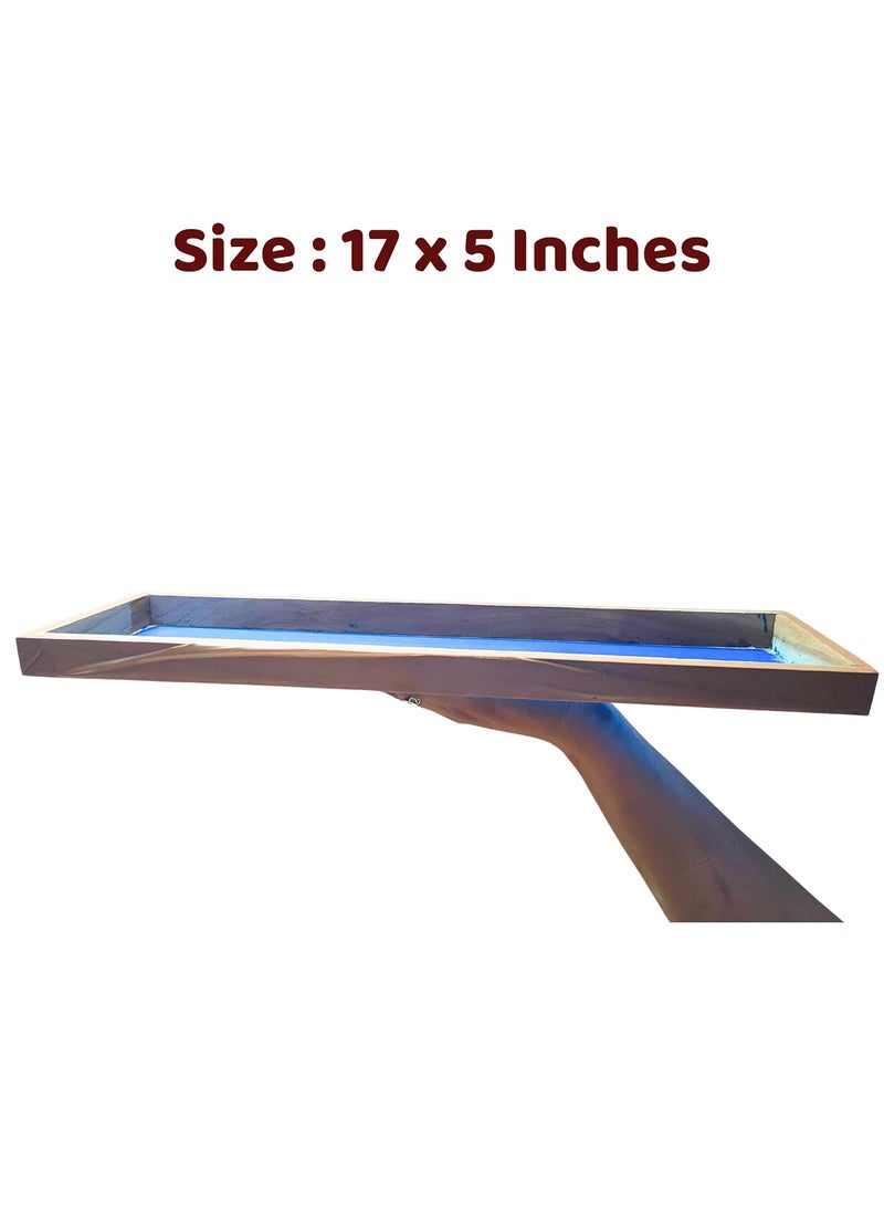 anciently Anciently Shoe Flower Border Rangoli Stencil Wooden, Rangoli Sacha Wooden, 1 Piece (17x5 Inches)  - Image 3