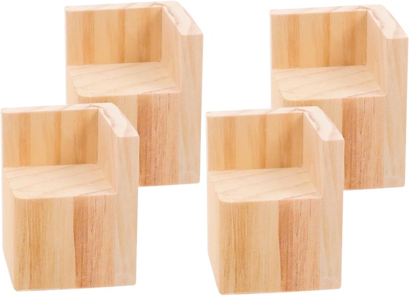 All-round unified build jojofuny 4pcs Heavy Duty Furniture Risers for Sofas Chairs and Tables Adjustable Height Extenders Square Bed Lift Blocks Sturdy Support Legs for Home Use In-Kingdom stored commodity Shock rubber edge Stable domestic stock Long term use design All-in-one local deliver plan Main road full logistics cover Consistent single item quality Compact design Elegant multi-option build Simple practical structure General purpose design Global simple assemble options Custom sizing alternatives Practical versatile construction Water rust proof Modern practical shape Simple multi-feature practical build Daily use improved quality All territory compatible build Budget friendly trendy design Affordable purchase options All-scene tailored quality Cross product compatible Occasional & permanent usable - Image 1