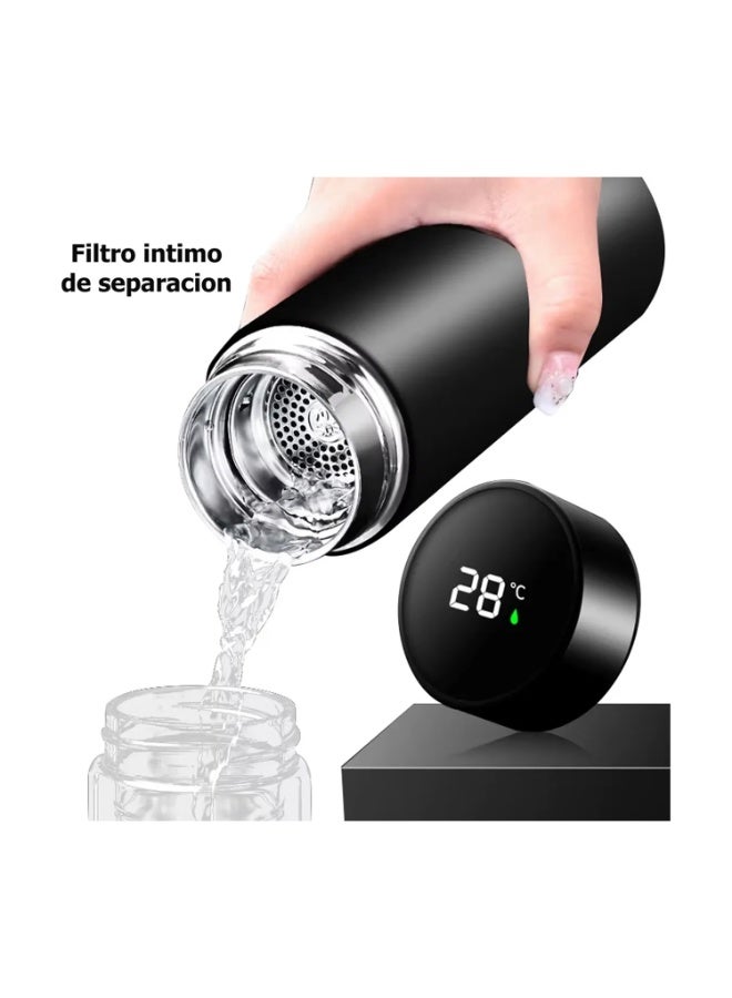 GenPro Smart Sports Water Bottle With LED Temperature Display Double Wall Vacuum Insulated Water Bottle，Cars And Outdoor Kettles - Image 3