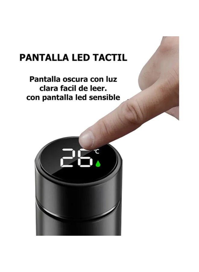 GenPro Smart Sports Water Bottle With LED Temperature Display Double Wall Vacuum Insulated Water Bottle，Cars And Outdoor Kettles - Image 4