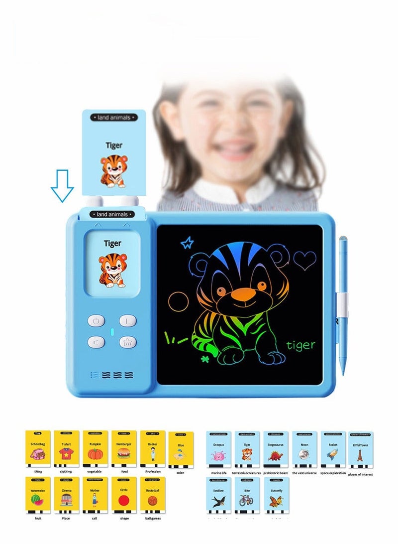 DURKU Talking Flash Card Drawing Learning Toys, Early Education Learning Toys, Early Development Study Board Toys for Boys and Girls - Image 1