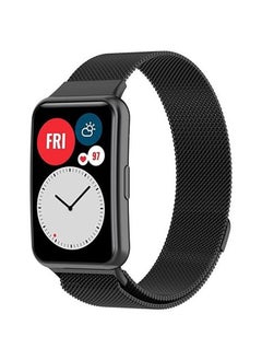 Milanese Replacement Band For Huawei Watch Fit Black
