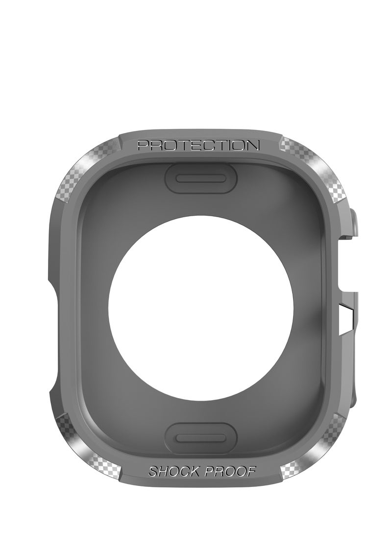 GULFLINK Protective Case Cover for Apple Watch Series 8/7 41mm Gray - Image 4