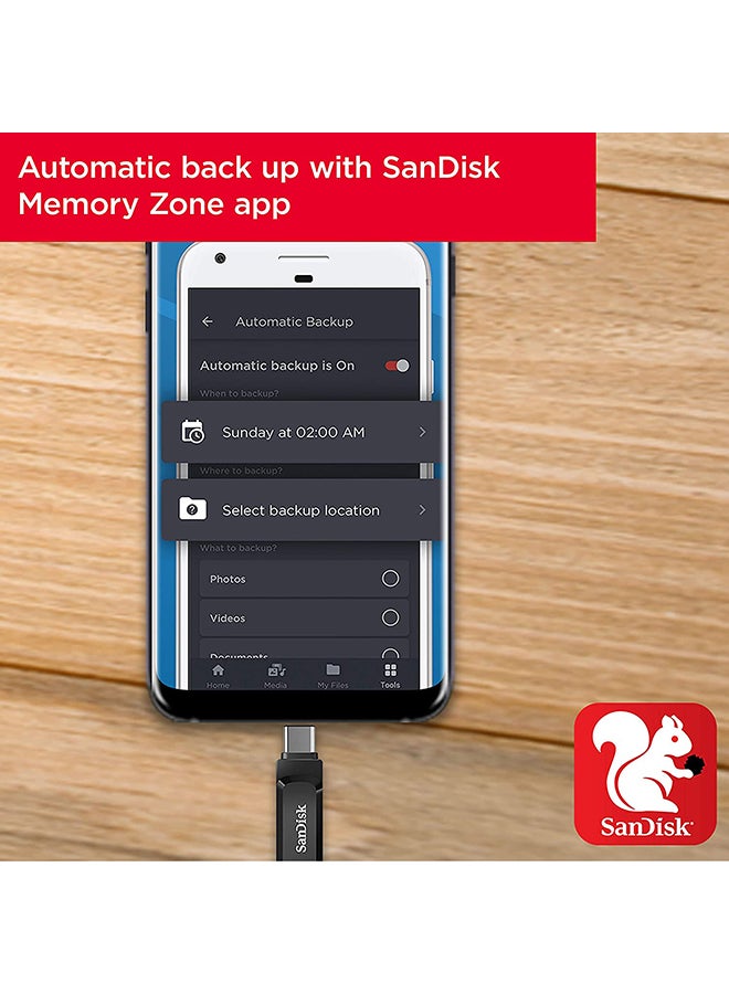 sandisk 128GB Ultra Dual Drive Go USB 3.2 Gen 1 Read Speed 150 MBps Type-C Flash Drive, Black,smartphone tablets and macs  - SDDDC3-128G-G46 128 GB - Image 5