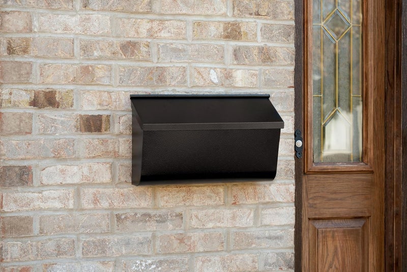 ARCHITECTURAL MAILBOXES Woodlands™ Wall-Mounted Mailbox for Outside, Rust-Resistant Galvanized Steel Metal Medium Mail Box, White Modern Wall Mailbox - Image 2