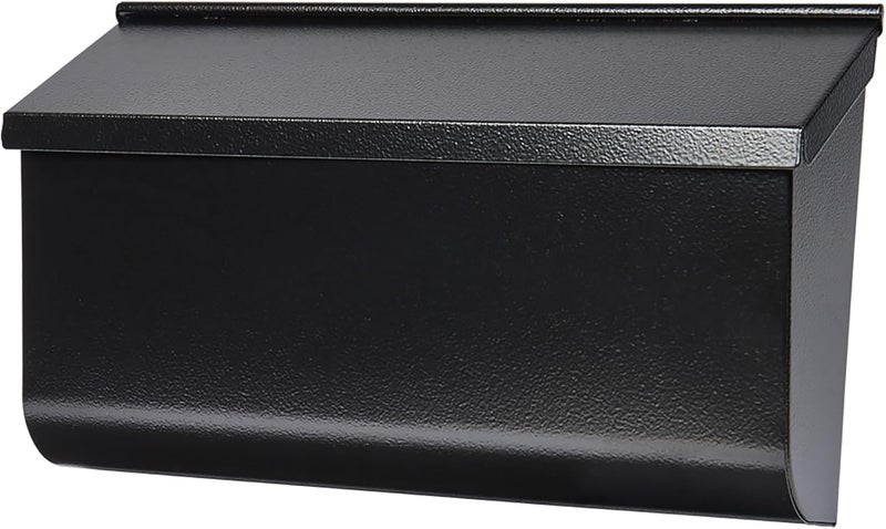 ARCHITECTURAL MAILBOXES Woodlands™ Wall-Mounted Mailbox for Outside, Rust-Resistant Galvanized Steel Metal Medium Mail Box, White Modern Wall Mailbox - Image 1