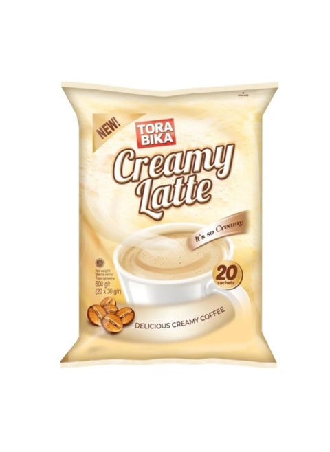 Tora Bika Creamy Latte  20 sachets * 30 g (600g)