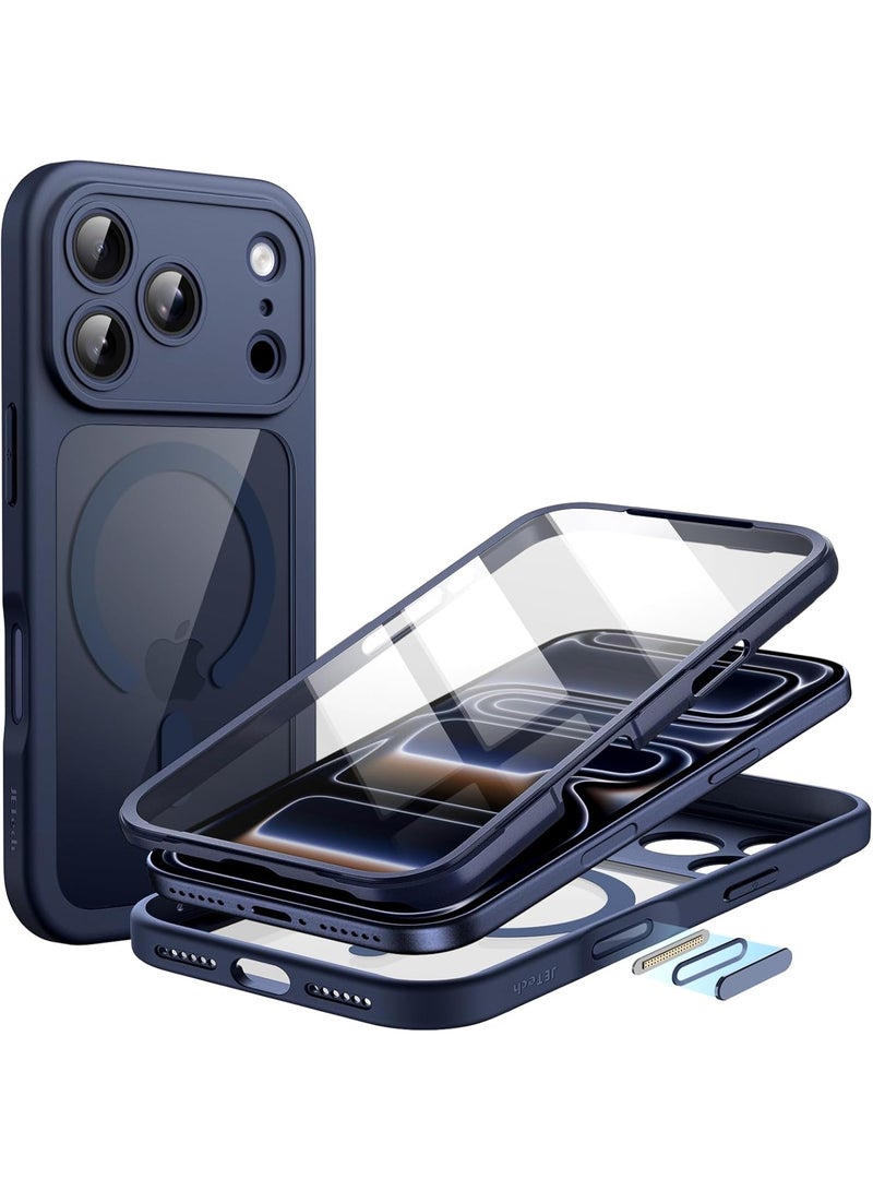 iPhone 17 Pro Max 360° Full Protection Magnetic Case with Built-in Screen Protector - Image 1
