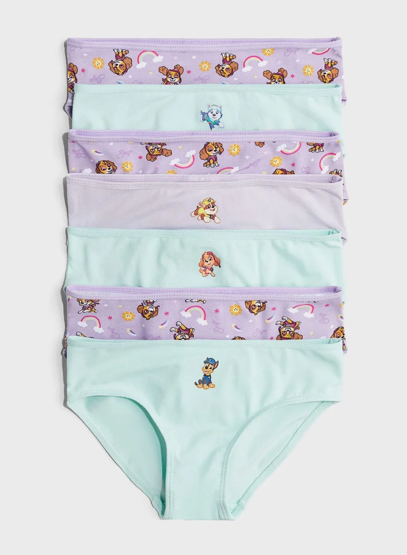 اتش اند ام Kids 7 Pack High Leg Shorts